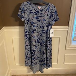 NWT LulaRoe Dinsey Carly Dress size XXS